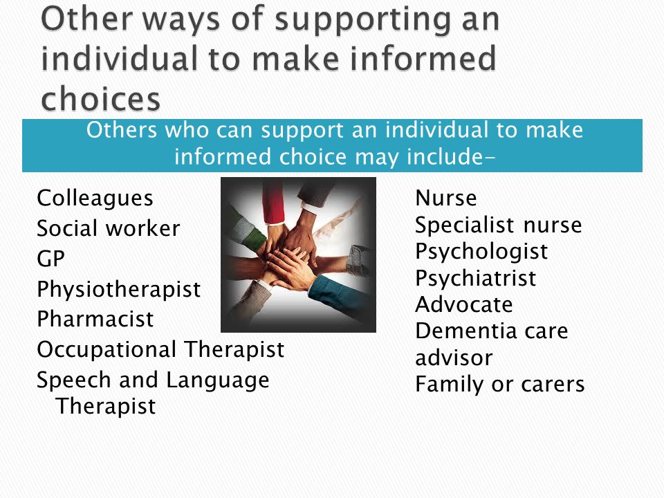 2010 to 2015 government policy: choice in health and social care